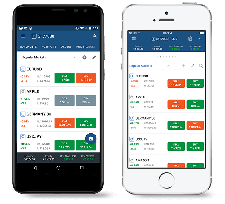 Tradeview cTrader Mobile