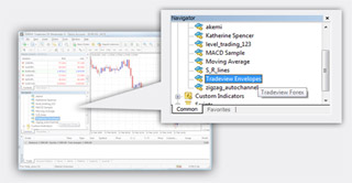 Forex platform Expert Advisor on the navigation menu