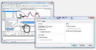 Forex platform Drag the EA